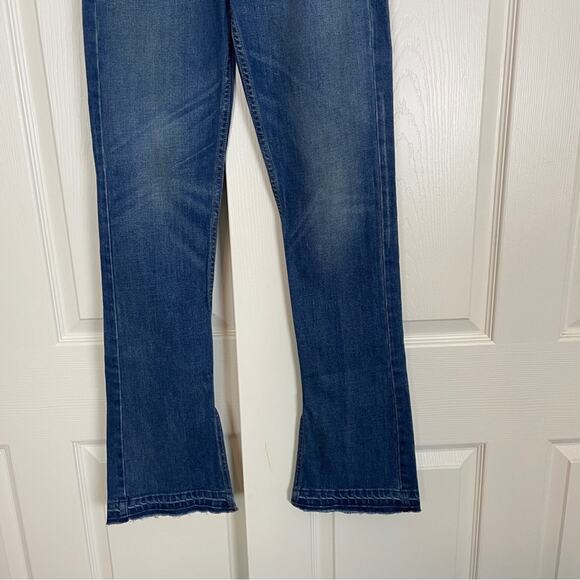 Re/Done Elsa Flare Split Hem Jeans Sz 25 NWT - Picture 5 of 13